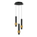 ET2 - E24753-BKGLD - LED Pendant - Reveal - Black / Gold