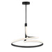 ET2 - E30664-BK - LED Pendant - Serpentine - Black