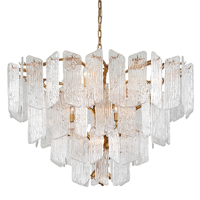 Corbett Lighting - 244-412-GL - 12 Light Chandelier - Piemonte - Gold Leaf