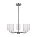 Generation Lighting. - GLC1015BS - Five Light Chandelier - Rhett - Brushed Steel