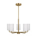 Generation Lighting. - GLC1015SB - Five Light Chandelier - Rhett - Satin Bronze