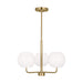 Generation Lighting. - GLC1043SB - Three Light Chandelier - Rory - Satin Bronze