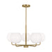 Generation Lighting. - GLC1055SB - Five Light Chandelier - Rory - Satin Bronze