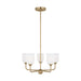 Generation Lighting. - GLC1085SB - Five Light Chandelier - Emile - Satin Bronze