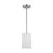 Generation Lighting. - GLP1001BS - One Light Mini Pendant - Rhett - Brushed Steel