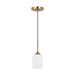 Generation Lighting. - GLP1021SB - One Light Mini Pendant - Emile - Satin Bronze