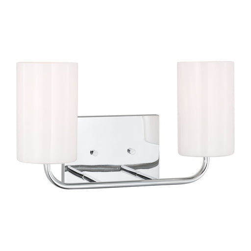 Generation Lighting. - GLV1002CH - Two Light Vanity - Rhett - Chrome