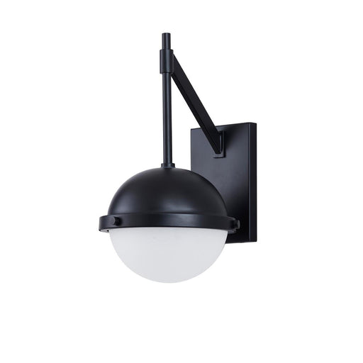 Justice Designs - FSN-7102W-ETCH-MBLK - LED Outdoor Wall Sconce - Fusion - Matte Black