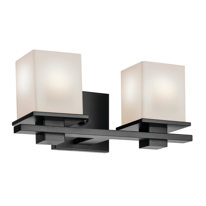 Kichler - 45150BK - Two Light Bath - Tully - Black