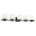 Kichler - 45193BK - Five Light Bath - Tully - Black