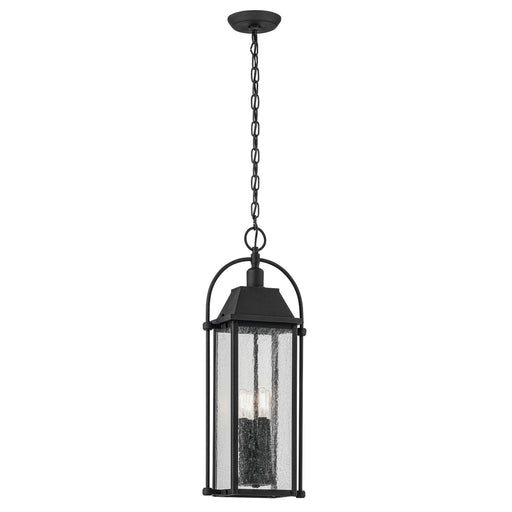 Kichler - 49718BKT - Four Light Outdoor Pendant - Harbor Row - Textured Black