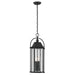 Kichler - 49718BKT - Four Light Outdoor Pendant - Harbor Row - Textured Black