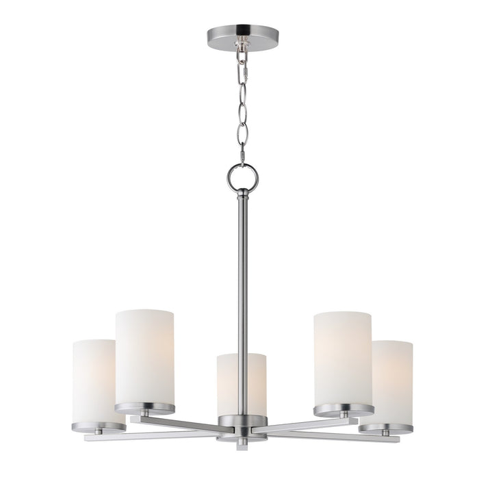 Maxim - 10286SWSN - Five Light Chandelier - Lateral - Satin Nickel