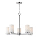 Maxim - 10286SWSN - Five Light Chandelier - Lateral - Satin Nickel