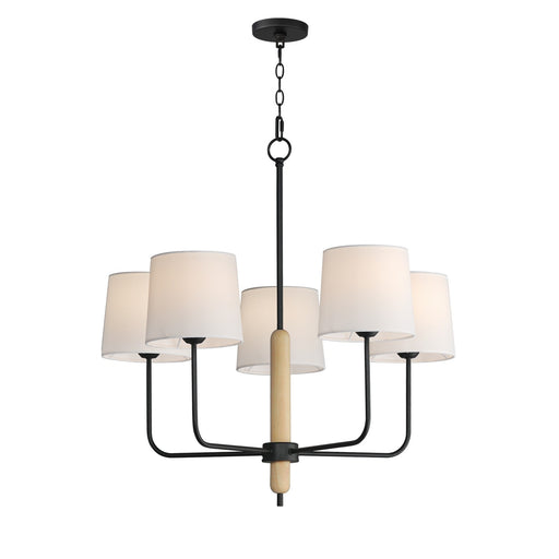 Maxim - 11865OFNWD - Five Light Chandelier - Bozeman - Natural Wood