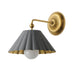 Maxim - 18051DGGL - One Light Wall Sconce - Primrose - Dark Grey / Gold Leaf