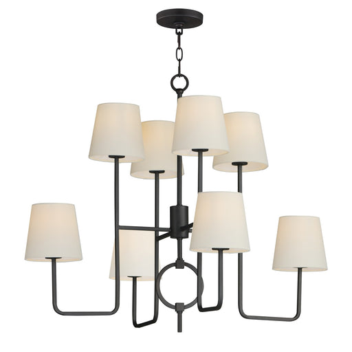 Maxim - 27728OFCHL - Eight Light Chandelier - Paoli - Charcoal Bronze