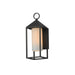 Maxim - 30072SWBK - One Light Outdoor Wall Sconce - Aldous - Black