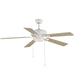 Maxim - 88937MW - 52"Ceiling Fan - Super-Max - Matte White