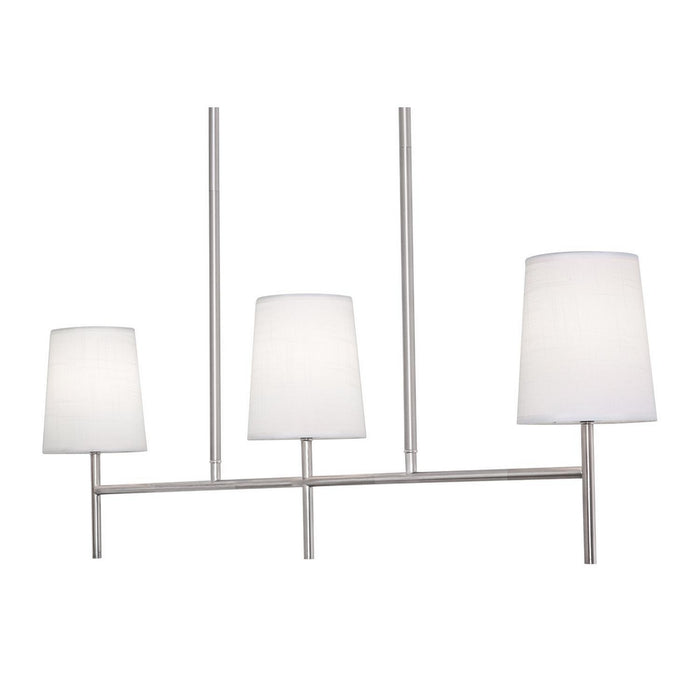 AFX Lighting - ROSP3605CBSN - Three Light Linear Pendant - Rose - Satin Nickel