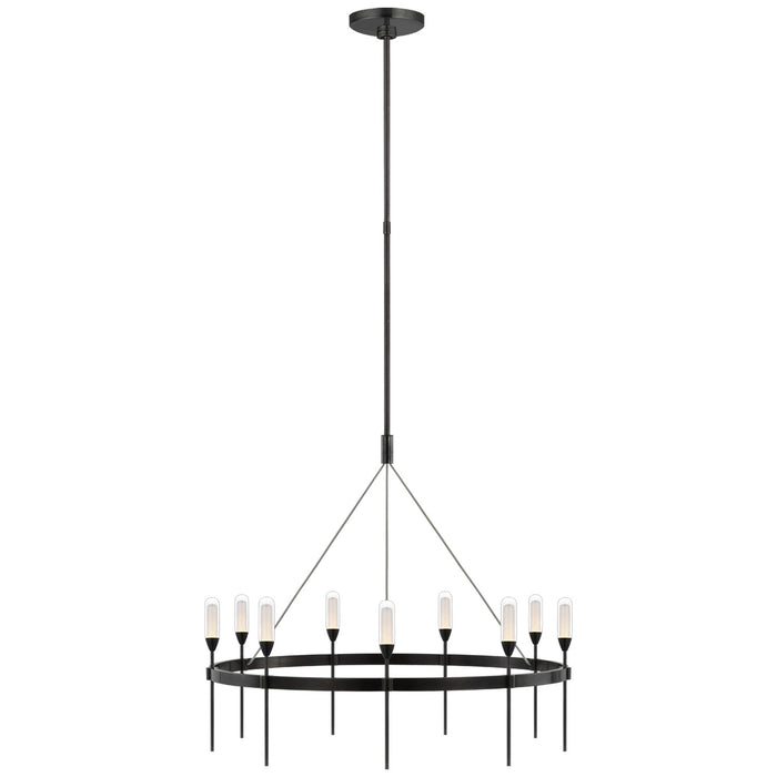 Visual Comfort Signature - PB 5030BZ-CG - LED Chandelier - Overture - Bronze