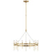 Visual Comfort Signature - PB 5030NB-CG - LED Chandelier - Overture - Natural Brass