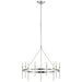 Visual Comfort Signature - PB 5030PN-CG - LED Chandelier - Overture - Polished Nickel