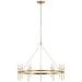 Visual Comfort Signature - PB 5031NB-CG - LED Chandelier - Overture - Natural Brass