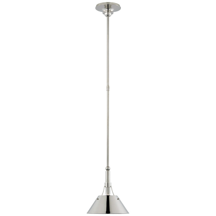 Visual Comfort Signature - TOB 5722PN-PN - LED Pendant - Turlington - Polished Nickel