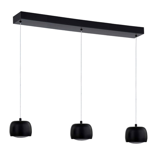 Justice Designs - NSH-8115-MBLK - LED Linear Chandelier - Frascati - Matte Black