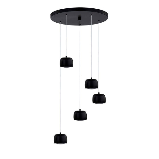 Justice Designs - NSH-8118-MBLK - LED Pendant - Frascati - Matte Black