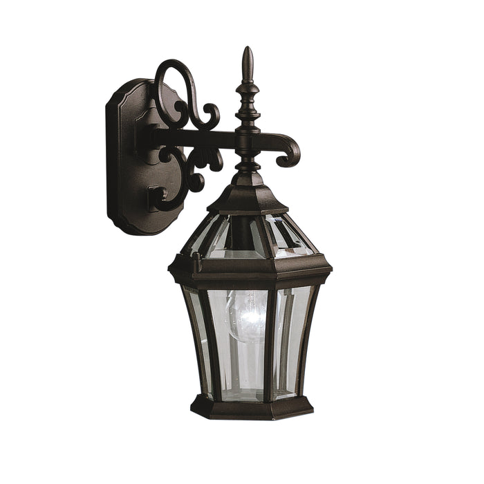 Kichler - 9789BK - One Light Outdoor Wall Mount - Townhouse - Black