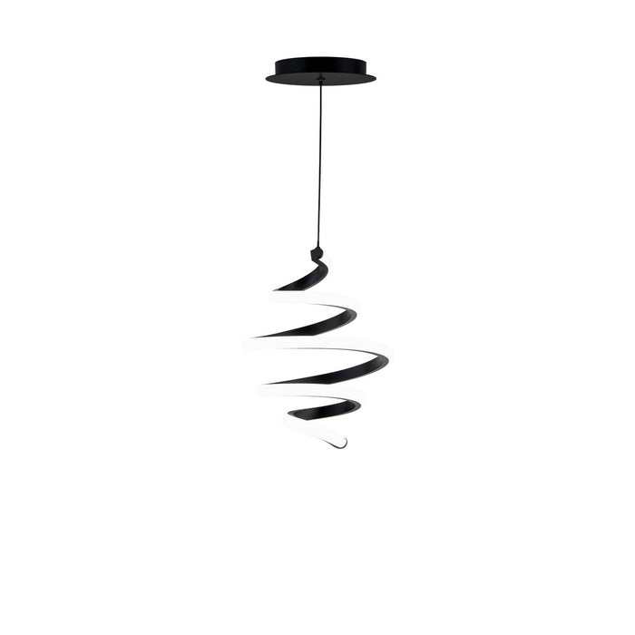 W.A.C. Lighting - PD-19408-30-BK - LED Mini Pendant - Whirl - Black