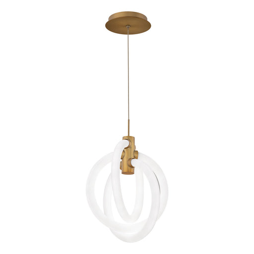 W.A.C. Lighting - PD-27413-30-AB - LED Mini Pendant - Knot - Aged Brass