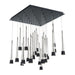 W.A.C. Lighting - PD-59425S-BK - LED Chandelier - Quill - Black