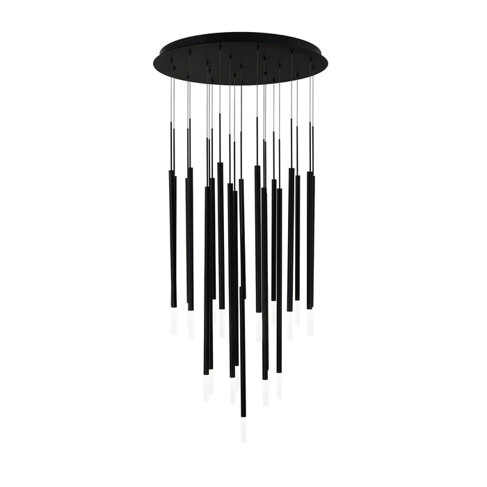 W.A.C. Lighting - PD-69421R-BK - LED Chandelier - Viggo - Black