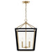 Kichler - 52620CPZBK - Four Light Foyer Pendant - Delvin - Champagne Bronze