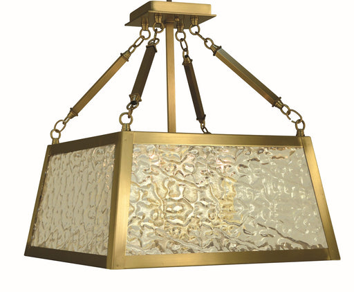 Framburg - 5897 BR - Four Light Semi-Flush Mount - Avery - Brushed Brass