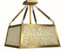 Framburg - 5897 BR - Four Light Semi-Flush Mount - Avery - Brushed Brass