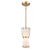 Artcraft - AC11830BB - One Light Pendant - Layla - Brushed Brass