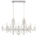 Schonbek - S6912-40R - 12 Light Linear Chandelier - Sterling Linear - Silver