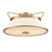 Artcraft - AC11833BB - Two Light Semi Flushmount - Layla - Brushed Brass