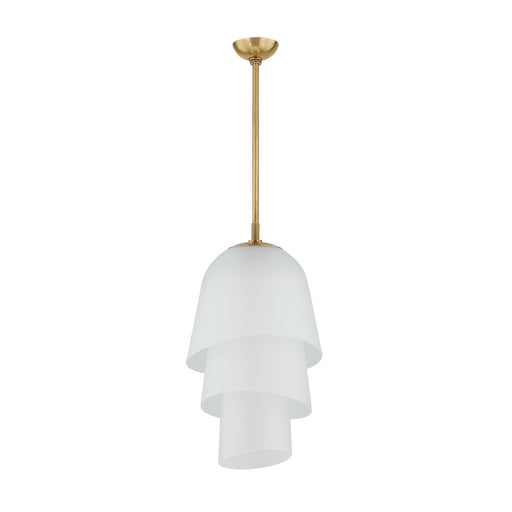 Corbett Lighting - 470-13-VB - One Light Pendant - Hela - Vintage Brass