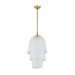 Corbett Lighting - 470-13-VB - One Light Pendant - Hela - Vintage Brass