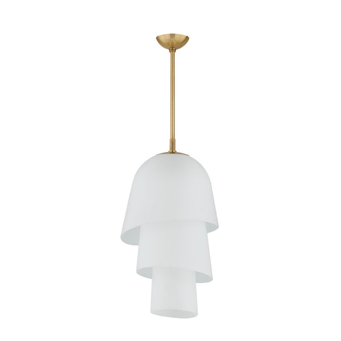 Corbett Lighting - 470-18-VB - One Light Pendant - Hela - Vintage Brass