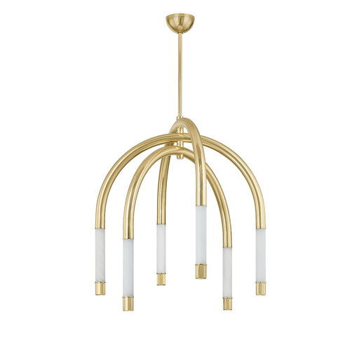 Corbett Lighting - 471-34-VPB - LED Chandelier - Zeme - Vintage Polished Brass