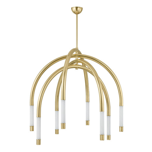 Corbett Lighting - 471-48-VPB - LED Chandelier - Zeme - Vintage Polished Brass