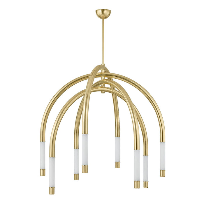 Corbett Lighting - 471-48-VPB - LED Chandelier - Zeme - Vintage Polished Brass