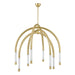 Corbett Lighting - 471-48-VPB - LED Chandelier - Zeme - Vintage Polished Brass