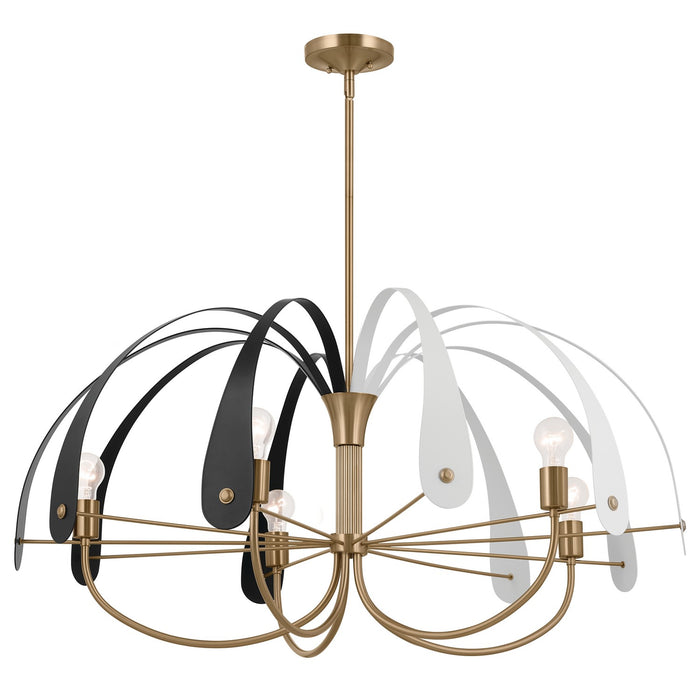 Kichler - 52573CPZ - Five Light Chandelier - Petal - Champagne Bronze